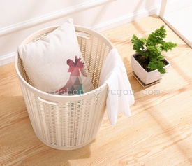 從義烏購塑料臟衣籃與寶寶玩具收納筐，看日用百貨的創意與商機